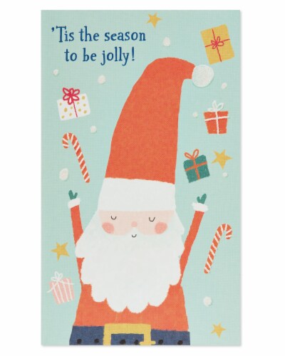 American Greetings Christmas Card (Jolly) Perspective: top