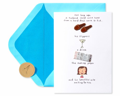 Papyrus Father's Day Card from Wife (Vintage Dad) Perspective: top