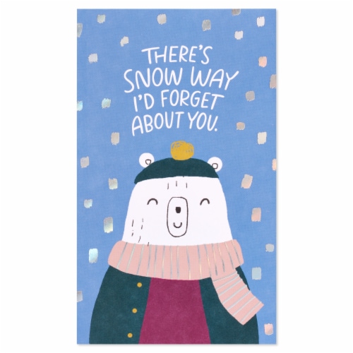 American Greetings #59 Christmas Card (There's Snow Way...) Perspective: top