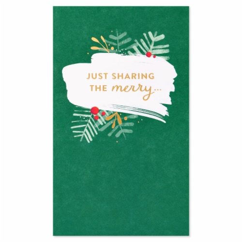 American Greetings Christmas Card #61 (Just Sharing The Merry…) Perspective: top