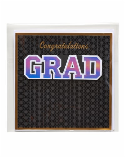 American Greetings Graduation Card (Congratulations) Perspective: top