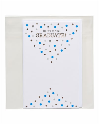 American Greetings Graduation Card (Here's to You) Perspective: top