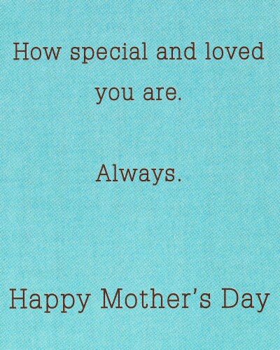 American Greetings #64 Mother's Day Card for Grandmother (Flowers) Perspective: top