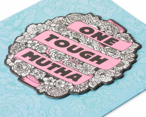 American Greetings Mother's Day Card (One Tough Mutha) Perspective: top