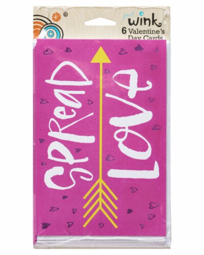 American Greetings Funny Spread Love Valentine's Day Card Pack Perspective: top