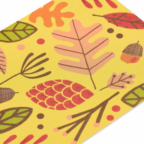 American Greetings Thinking of You Card (Leaves) Perspective: top