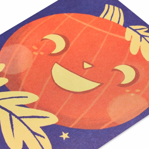 American Greetings Thinking of You Card (Smiling Pumpkin) Perspective: top