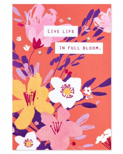 American Greetings #60 Mother's Day Card for Mom (Casual Floral) Perspective: top