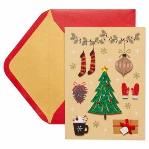Papyrus #54 Christmas Card (Little Joys) Perspective: top