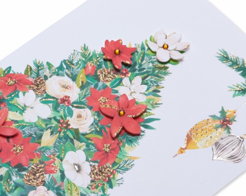 Papyrus Christmas Card (Wishing You a Wonderful Merry Christmas) Perspective: top