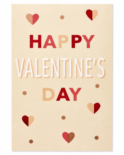 American Greetings Valentine's Day Card (Happy Valentine's Day) Perspective: top