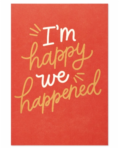 American Greetings Valentine's Day Card #59 (Happy We Happened) Perspective: top
