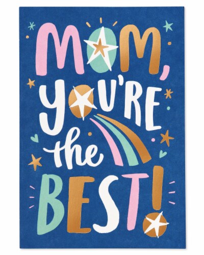American Greetings #60 Mother's Day Card (You're the Best) Perspective: top