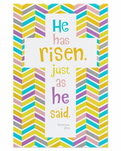 American Greetings Religious Easter Cards (He Has Risen) Perspective: top
