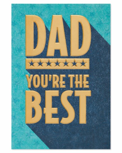 American Greetings #59 Father's Day Card (You're The Best) Perspective: top