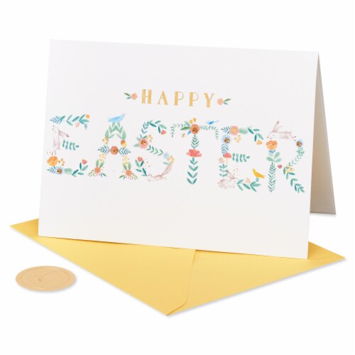 Papyrus Easter Card (Happy Easter) Perspective: top