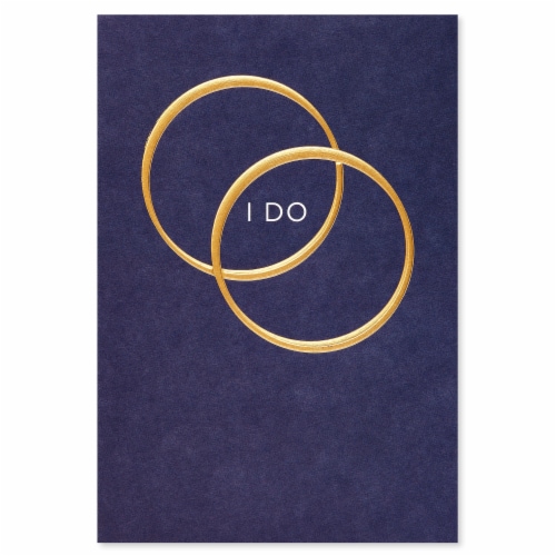 American Greetings Wedding Card - I Do (#29) Perspective: top