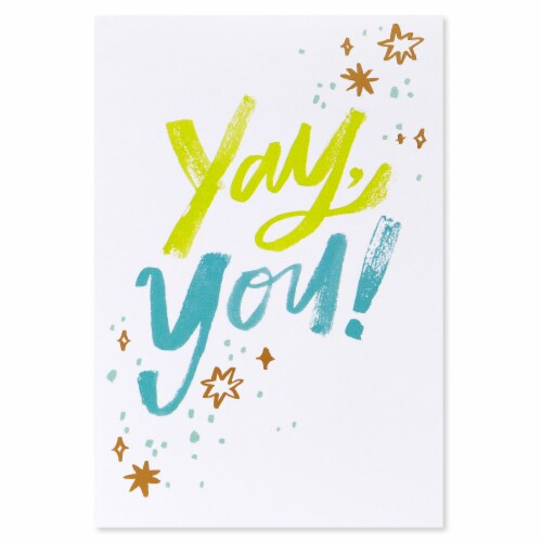 American Greetings Congratulations Card - Yay You! (#38) Perspective: top