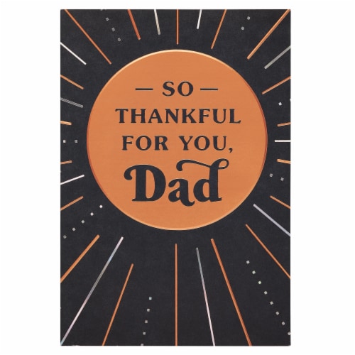 American Greetings Birthday Card for Dad - Thankful For You (#20) Perspective: top