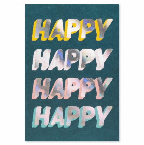 American Greetings Happy Birthday Card (#18) Perspective: top