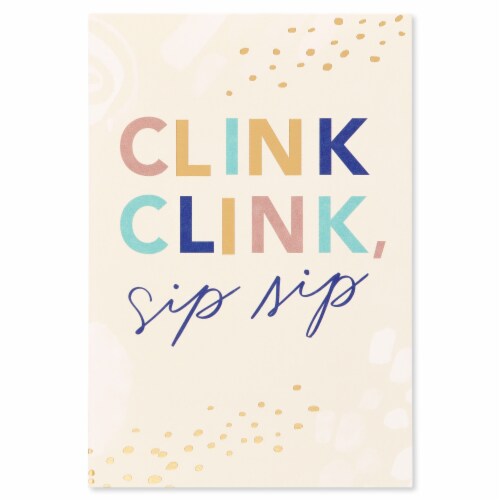 American Greetings Birthday Card - Serious Celebrating (#51) Perspective: top