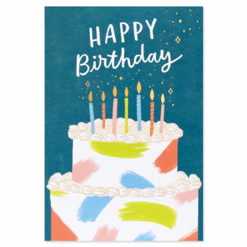 American Greetings Birthday Card - Birthday Cake (#21) Perspective: top