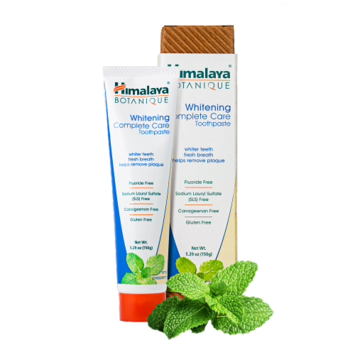 Himalaya SImply Peppermint Toothpaste Perspective: top