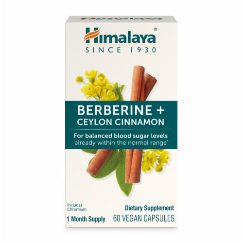 Himalaya® Berberine + Ceylon Cinnamon Dietary Supplements Perspective: top