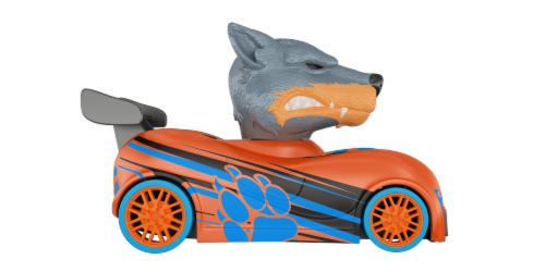 Knuckle-Headz 2 Pk Saber Tooth vs Wolf Perspective: top