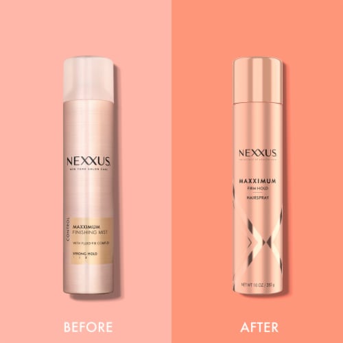 Nexxus Maxximum Firm Hold Hairspray Perspective: top