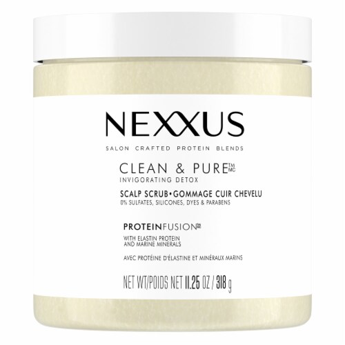 Nexxus® Clean & Pure™ Detoxifying Scalp Scrub & Hair Treatment Perspective: top