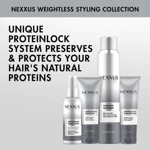 Nexxus Weightless Style Detangler Prep & Protect Leave-In Spray Perspective: top