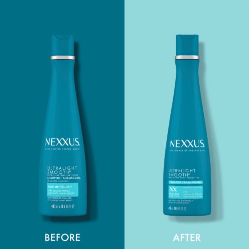 Nexxus Ultralight Smooth Weightless Shampoo Perspective: top