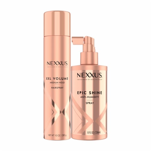 Nexxus XXL Volume Medium-Hold Hairspray Perspective: top