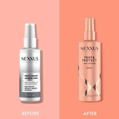 Nexxus Heat Defense Spray Prep & Protect Perspective: top