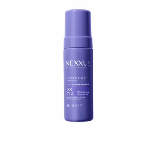 Nexxus Protein Fusion Collagen Hyaluronic Acid Hy-Volume Weightless Lift Cloud Foam 5.5 fl oz Perspective: top