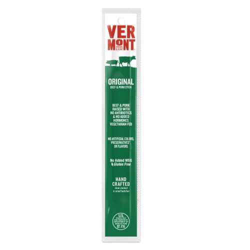 Original Flavor – Beef & Pork – Healthy Meat Protein – 1oz Jerky Stick – 24 count carton Perspective: top