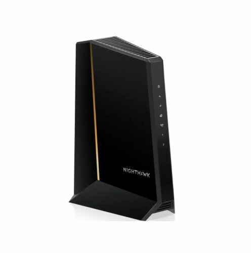 Nighthawk® Mid/high-Split Multi-Gig 2.5Gbps Cable Modem Perspective: top