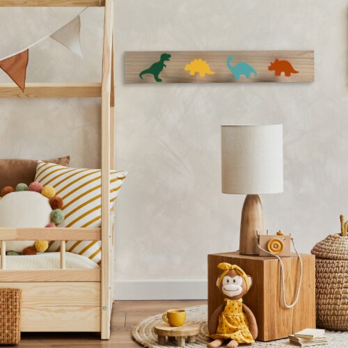 New View Dino Wall Hooks Perspective: top
