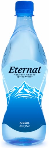 Eternal Natural Alkaline Spring Bottled Water Perspective: top