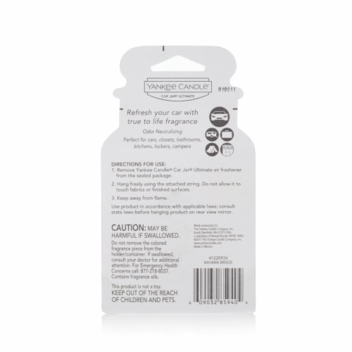 Yankee Candle® Bahama Breeze Car Jar Ultimate Perspective: top