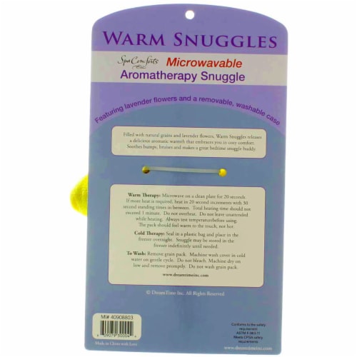Spa Comforts Warm Snuggles Microwavable Aromatherapy Snuggle Duck Perspective: top