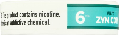 ZYN® Menthol Nicotine Pouches 6mg Perspective: top