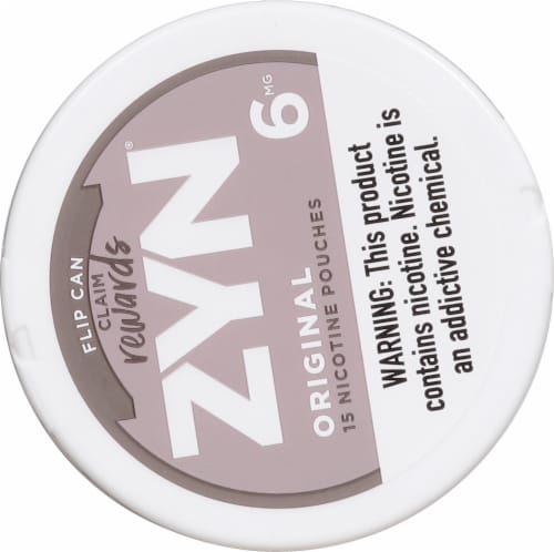 Zyn® 6mg Original Nicotine Pouches Perspective: top