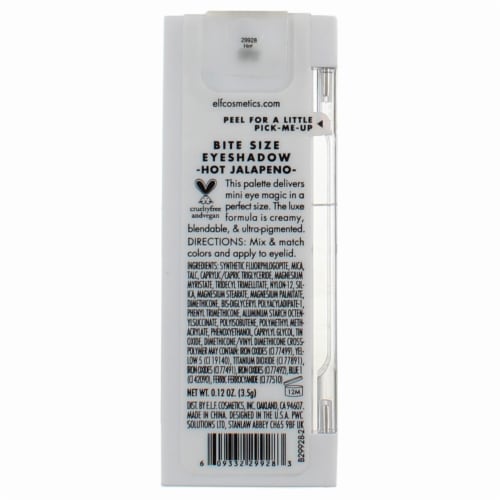 e.l.f. Bite-Size Eyeshadow Hot Jalapeno Perspective: top