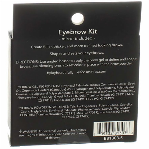 e.l.f. 81303 Dark Studio Eyebrow Kit Perspective: top