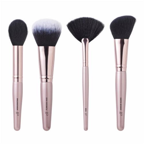 e.l.f. Blush & Glow Face Makeup Brush Kit Perspective: top