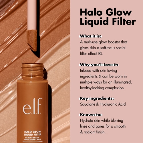 e.l.f. Halo Glow Liquid Filter 2 Fair/Light Perspective: top