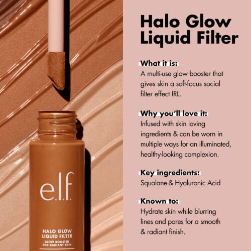 e.l.f. Halo Glow Liquid Filter 2 Fair/Light Perspective: top