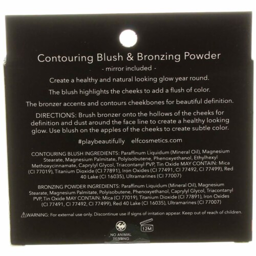 e.l.f. 83601 St. Lucia Contouring Blush & Bronzing Powder Perspective: top